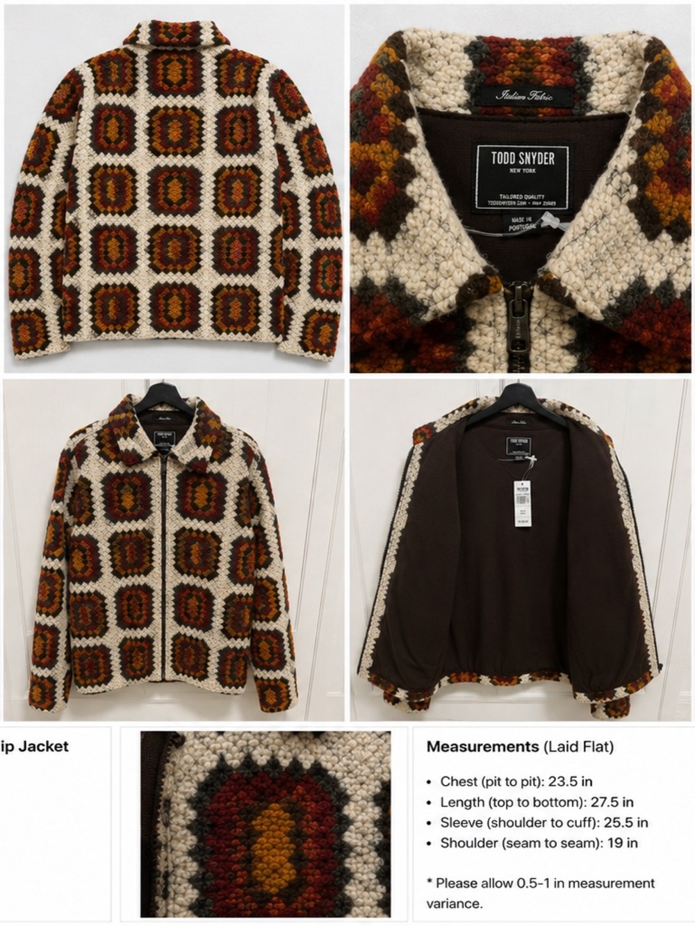 todd snyder Italian crocket jacquard